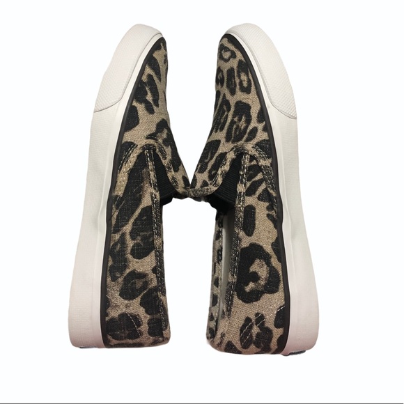 Sperry Seaside Leopard Slip On Sneakers - Picture 4 of 7